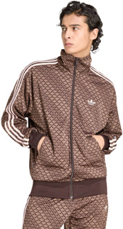 adidas Firebird Trainingspakken Heren - Bruin - Maat M - Poly Mesh Brown