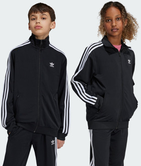 adidas Firebird Trainingspakken Kinder - Zwart - Maat 159 - 164 CM - Katoen Canvas Black