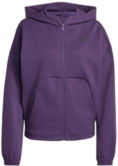 adidas Fit SL Full-Zip Sportjas Dames-paars - M