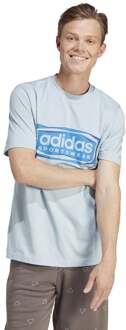 adidas FLD SPW Logo T-shirt Heren grijs - S,M,L,XL,XXL