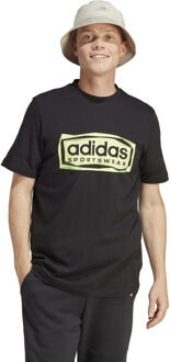 adidas FLD SPW Logo T-shirt Heren zwart - M