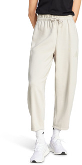 adidas fleece Broeken Dames - Beige - Maat 42 - Katoen Jersey