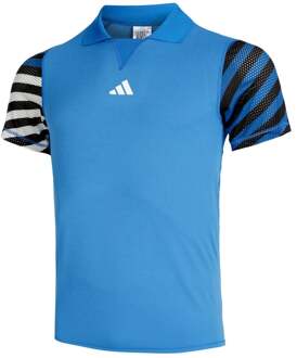 adidas FLFT Pro Polo Heren-Blauw,Veelkleurig - S
