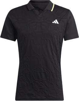 adidas FLFT Pro Polo Heren-Zwart - S,M,L,XL,XXL