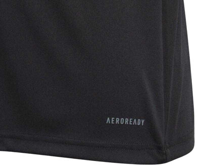 adidas Fortore 23 t-shirt kinderen/kinderen - maat 128 Zwart