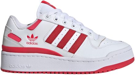 adidas Forum Bold Stripes Sneakers Dames wit - rood - 42 2/3