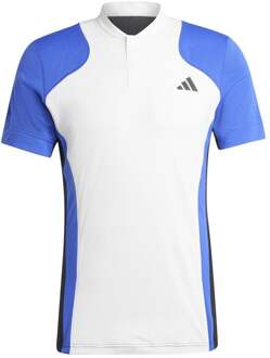 adidas Freelift FR Pro Polo Heren-Wit,Veelkleurig - S