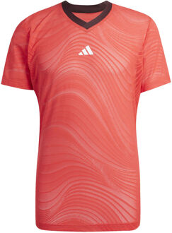 adidas Freelift Mesh Pro T-shirt Heren-Rood