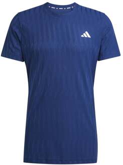 adidas Freelift T-shirt Heren-Donkerblauw - S