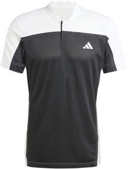 adidas FRLFT Pro Polo Heren-Zwart,Wit - S