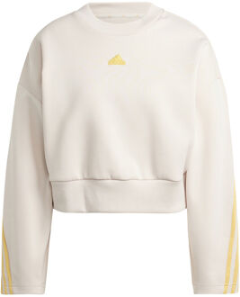 adidas Future Icon 3 Stripes Sweatshirt Dames beige - M