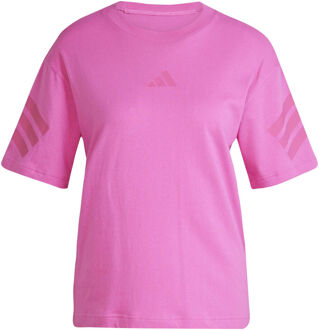 adidas Future Icon 3Stripes T-shirt Dames-Pink - M