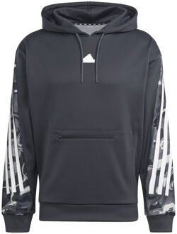 adidas Future Icon AOP Sweater Met Capuchon Heren zwart - S,M