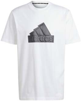 adidas Future Icon Badge Of Sport T-shirt Heren wit - M