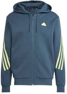 adidas Future Icons 3 Strepen Hoodie Adidas , Blue , Heren - Xl,L,S