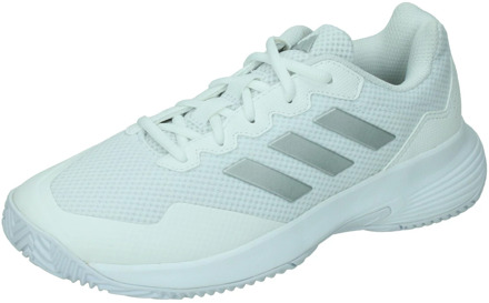 adidas Gamecourt 2.0 Clay Tennisschoenen Dames wit - zilver - 40 2/3