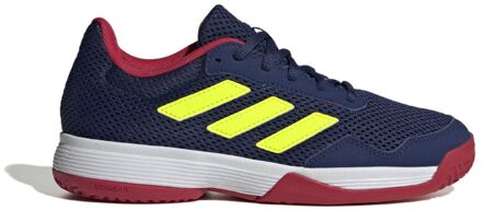 adidas Gamespec Tennisschoenen Junior donkerblauw - geel - rood - 36