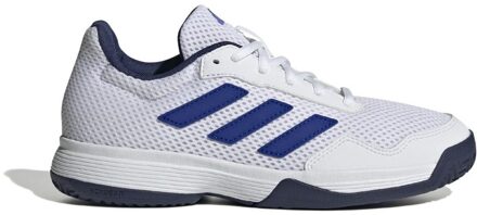 adidas Gamespec Tennisschoenen Junior wit - blauw - 37 1/3