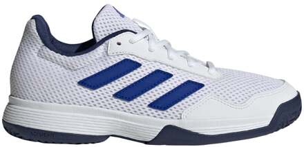 adidas Gamespec Tennisschoenen Junior wit - blauw - 37 1/3