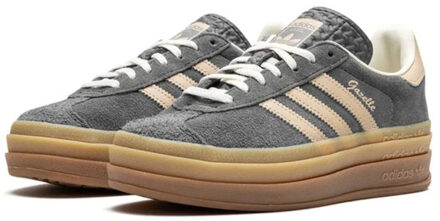 adidas Gazelle bold grey magic beige gum (w) - maat 38 Grijs