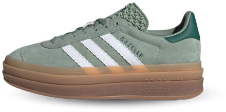 adidas Gazelle bold silver green (w) - maat 37 1/3 Groen