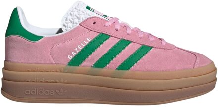 adidas Gazelle Bold Sneakers Dames roze - groen - 40 2/3