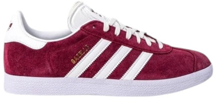 adidas Gazelle Heren Sneakers - Collegiate Burgundy/Ftwr White/Gold Met. - Maat 43.5