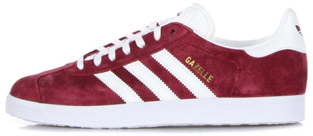 adidas Gazelle Heren Sneakers - Collegiate Burgundy/Ftwr White/Gold Met. - Maat 44.5