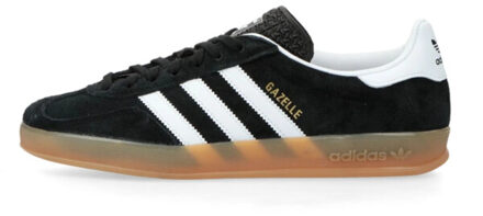 adidas Gazelle indoor black white gum Zwart - 45 1/3