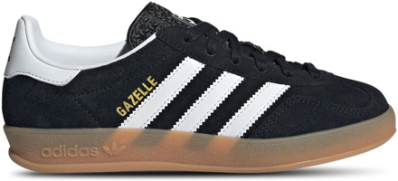 adidas Gazelle Kindersneakers - Zwart - Maat 37 1/3 - Leer Black