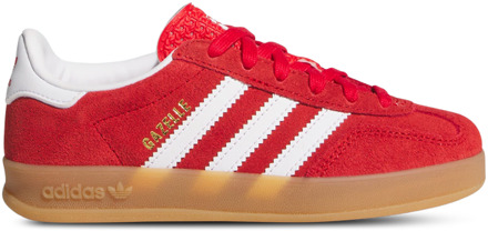 adidas Gazelle Peuterschoenen - Rood - Maat 33.5 - Leer Red