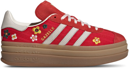 adidas Gazelle Sneakers Dames - Rood - Maat 41 1/3 - Leer Red