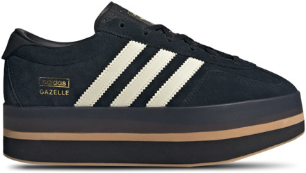adidas Gazelle Sneakers Dames - Zwart - Maat 35.5 - Leer Black