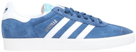 adidas Gazelle Sneakers met Geperforeerd Bovenwerk Adidas , Blue , Heren - 45 Eu,40 Eu,43 Eu,42 Eu,41 EU