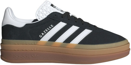 adidas Gazelle Suede Platform Sneaker Adidas , Black , Dames - 38 2/3 Eu,39 1/3 Eu,38 Eu,40 2/3 Eu,37 1/3 Eu,40 EU