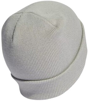 adidas Gebreide uniseks muts met logo voor volwassenen Groen - One size