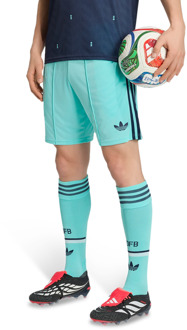 adidas Germany Korte Broeken Heren - Teal - Maat M - Poly Mesh