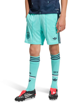 adidas Germany Korte Broeken Kinder - Teal - Maat 159 - 164 CM - Poly Mesh