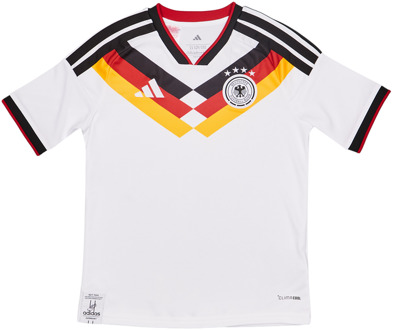 adidas Germany Truien/Replica's Kinder - Wit - Maat 159 - 164 CM - Poly Jersey White