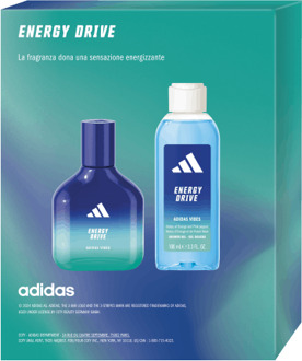 adidas Geschenkset Adidas Energy Drive Gift Set 50 ml + 100 ml