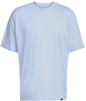 adidas Gfx Glob Q3 T-shirt Heren-Blauw - S,M,L,XL,XXL