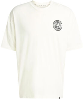 adidas Gfx Glob Q3 T-shirt Heren-Crème - S