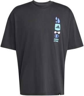 adidas GFX Joy T-shirt Heren donkergrijs - S,M,L,XL,XXL