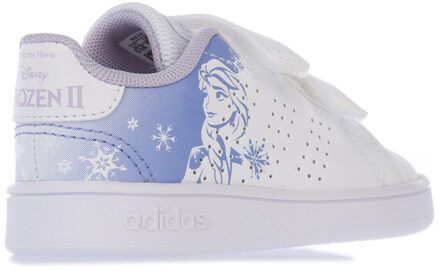 adidas Girl's adidas Infant Frozen II Advantage Trainers in White Wit - EU 24 / UK 7
