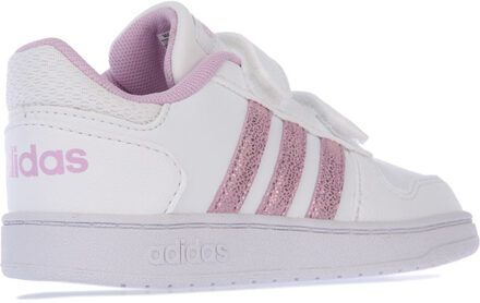 adidas Girl's adidas Infant Hoops 2.0 Trainers in White - maat EU 22.5 / UK 5.5 Wit