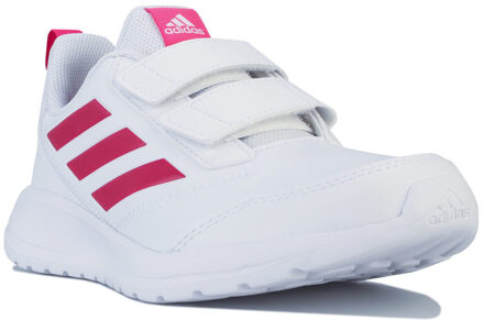 adidas Girl's adidas Junior AltaRun Trainers in White pink Wit - EU 23 / UK 6