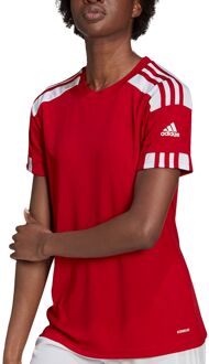 adidas GN5758 Sportshirt - Maat S  - Vrouwen - Rood/Wit