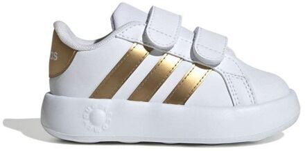 adidas Grand Court 2.0 CF Sneakers Junior wit - goud - 27