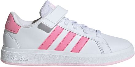 adidas Grand Court 2.0 Sneakers Junior wit - roze - 37 1/3