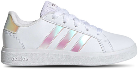 adidas Grand Court Lifestyle Lace Tennis Peuterschoenen - Wit - Maat 37 1/3 - Mesh/Synthetisch White